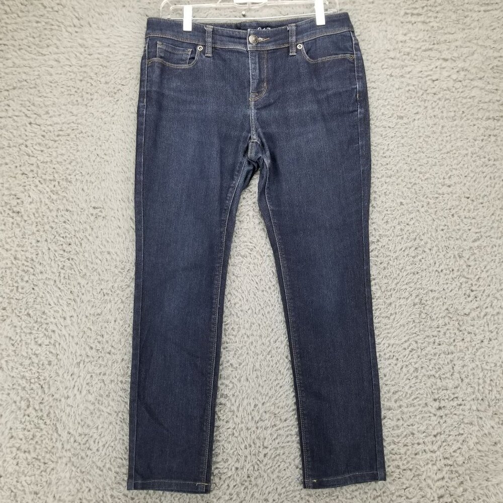 The Limited Jeans Womens 10 Petite Blue 917 Stretch Skinny Denim *Read*